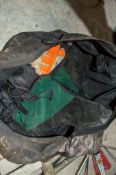 2 - Stihl protective shoe covers and gloves c/w carry bag