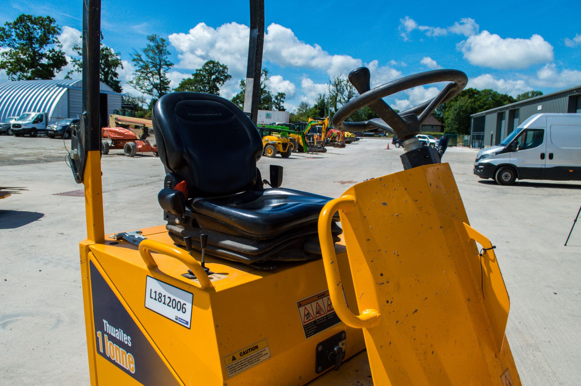 Thwaites 1 tonne hi tip dumper Year: 2018 S/N: E5657 Recorded hours: 422 XL1812006 - Image 20 of 22