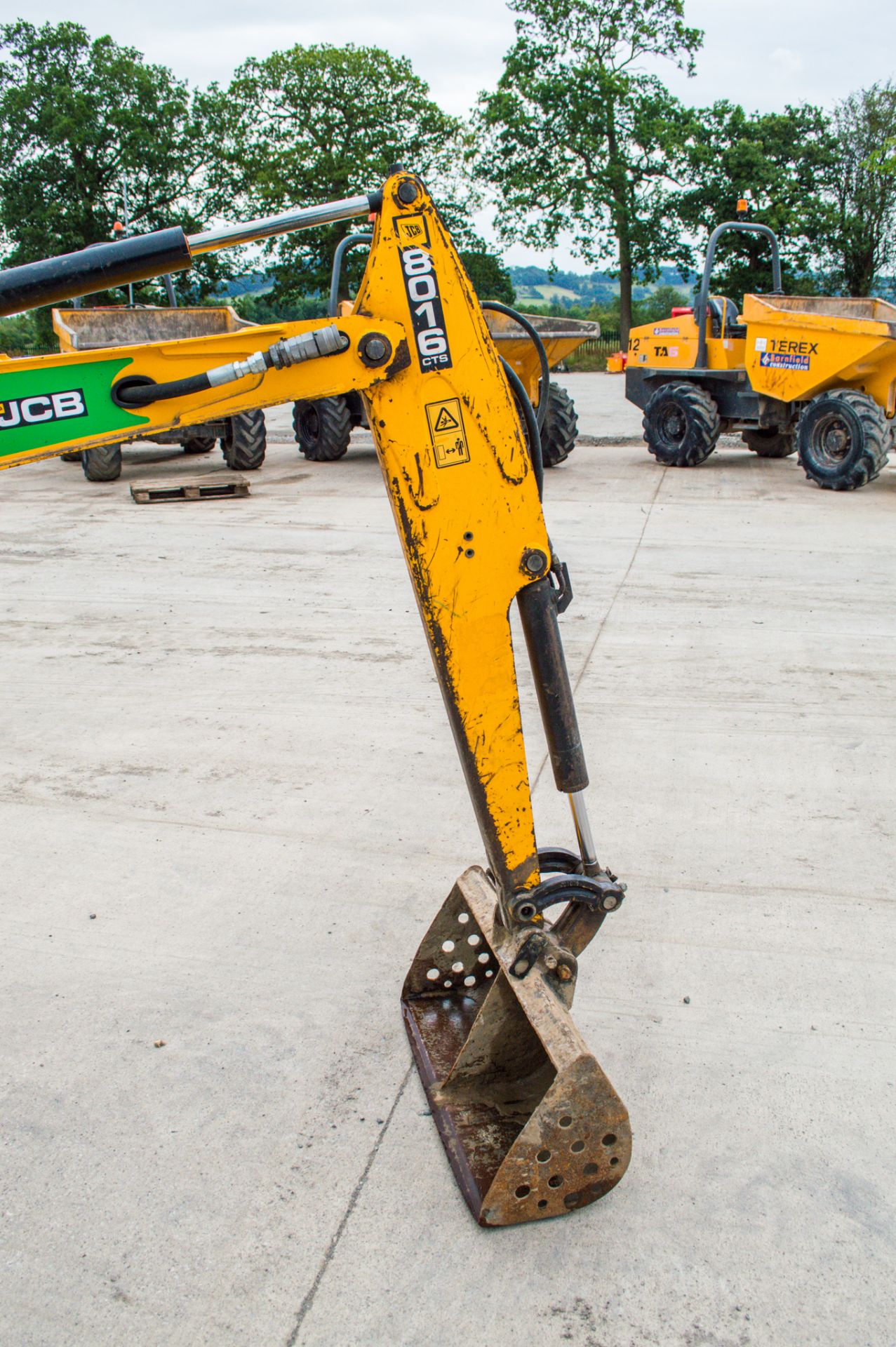 JCB 8016 CTS 1.6 tonne rubber tracked mini excavator Year: 2014 VIN No: JCB08016C02071661 Recorded - Bild 12 aus 21