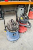 2 - Numatic 110v vacuum cleaners 23110698/23127006