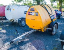 Western Abbi 950 litre fast tow bunded fuel bowser c/w hand pump, delivery hose and fuel nozzle