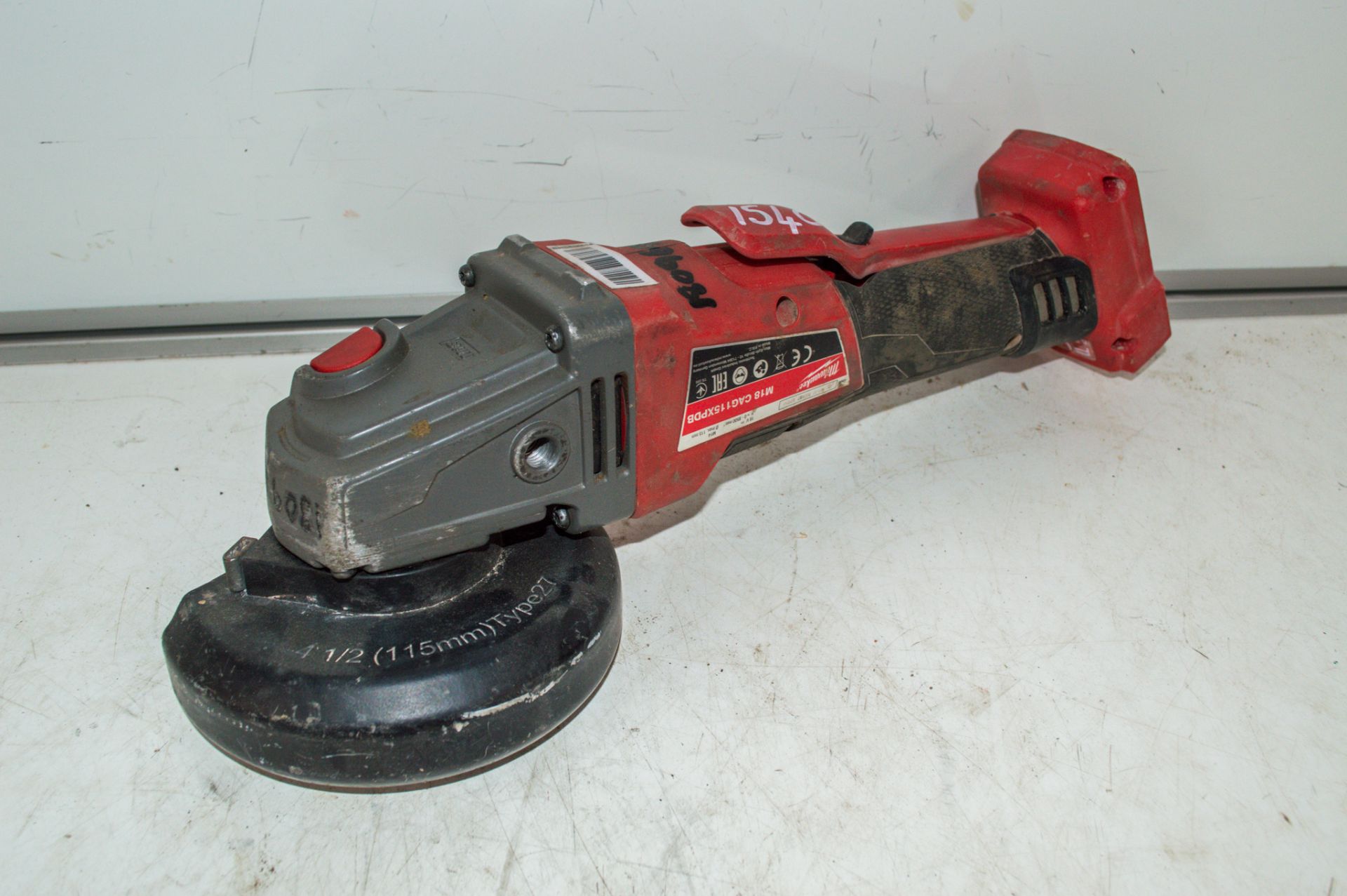 Milwaukee CAG115XPDB 18v cordless 115mm angle grinder 18096538 ** No battery or charger **