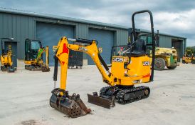 JCB 8008 CTS 0.8 tonne rubber tracked micro excavator Year: 2018 S/N: 749798 Recorded Hours: 537