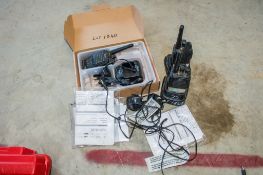3 - Digi A 2-way radios c/w chargers A701347, A939536, A856840