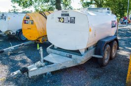 Western Abbi 1940 litre tandem axle fast tow bunded fuel bowser c/w hand pump, delivery hose and