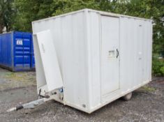 Groundhog 12 ft x 8 ft steel anti vandal mobile welfare unit Comprising of: Canteen area, toilet &