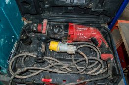 Milwaukee 110v SDS rotary hammer drill c/w jacob chuck & carry case 03301858