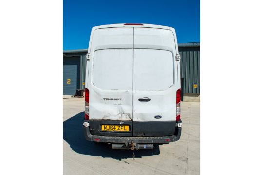 Ford Transit 350 hi-top 2.2 diesel manual panel van Reg No: NJ64 ZFL Date of Registration: 08/10/ - Image 6 of 24