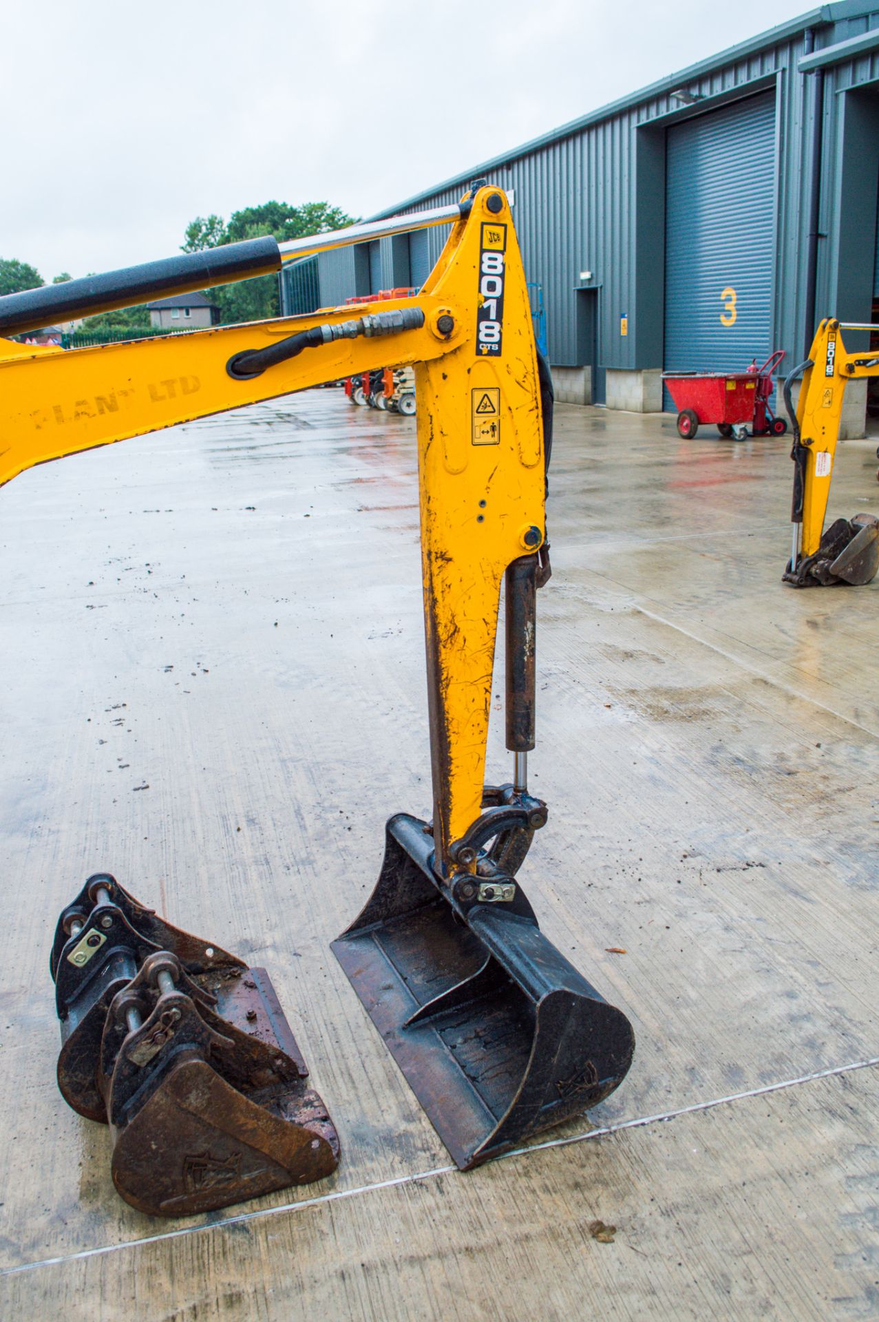 JCB 8018 CTS 1.8 tonne rubber tracked mini excavator Year: 2015  S/N: 34636 Recorded Hours: 1780 - Image 12 of 23