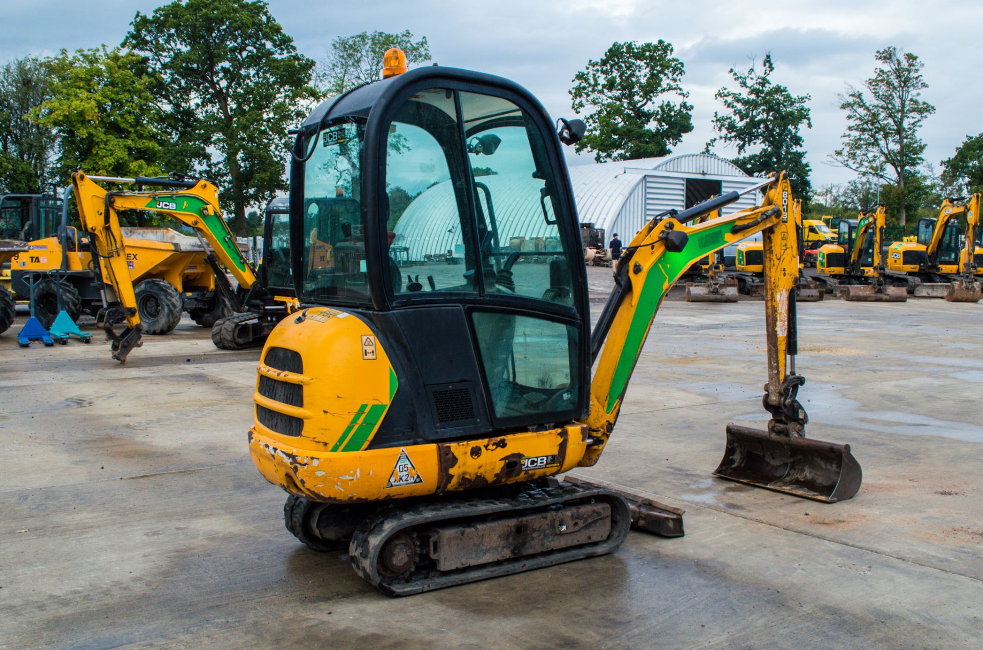 JCB 8018 CTS 1.8 tonne rubber tracked mini excavator Year: 2014 S/N: 33829 Recorded Hours: 3172 - Image 3 of 21