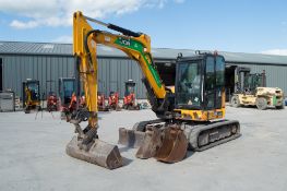 JCB 85z-1 8.5 tonne rubber tracked midi excavator Year: 2015 S/N: 2249119 Recorded Hours: 4595