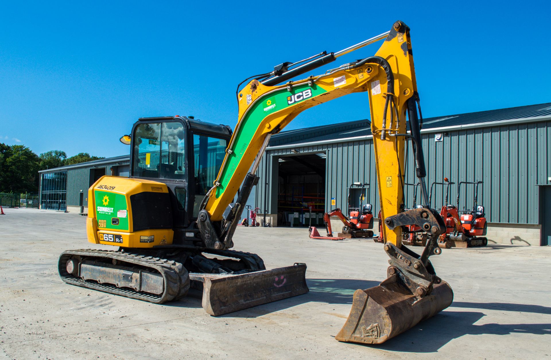 JCB 65R-1 6.5 tonne rubber tracked midi excavator Year: 2015 S/N: 1914004 Recorded Hours: 2859 - Image 2 of 20