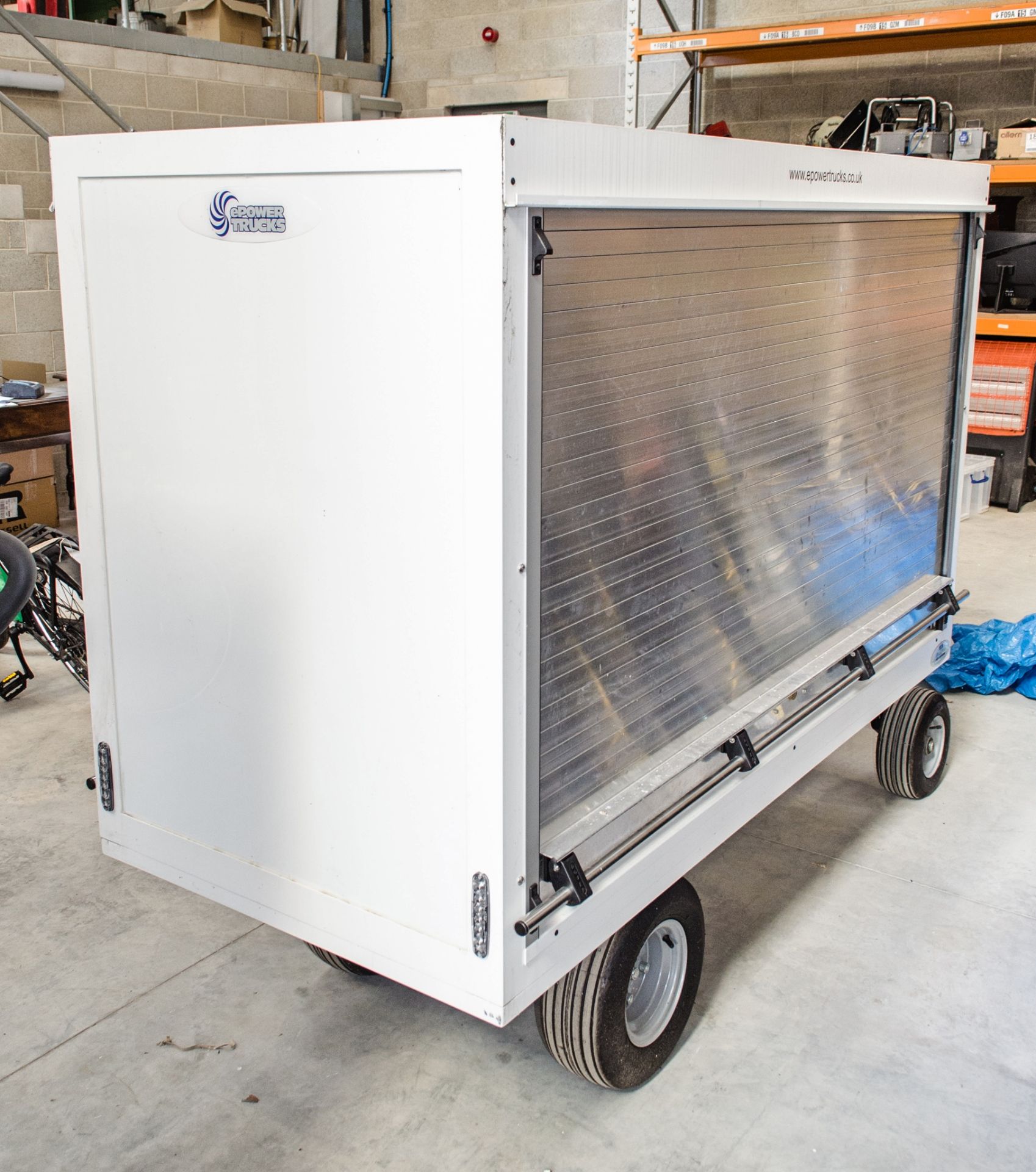 Zallys battery electric 4 wheel roller shutter cart Year: 2019 c/w battery charger - Image 2 of 7