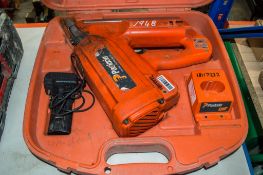 Paslode Impulse IM350/90CT cordless nailer c/w battery, charger and carry case 18117222