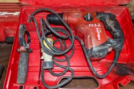 Hilti TE7 110v SDS rotary hammer drill c/w carry case A855453