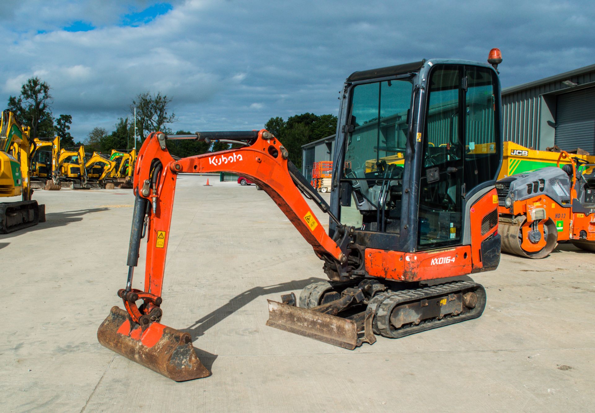 Kubota KX016-4 1.6 tonne rubber tracked mini excavator Year: 2014 S/N: 57612 Recorded Hours: 2624