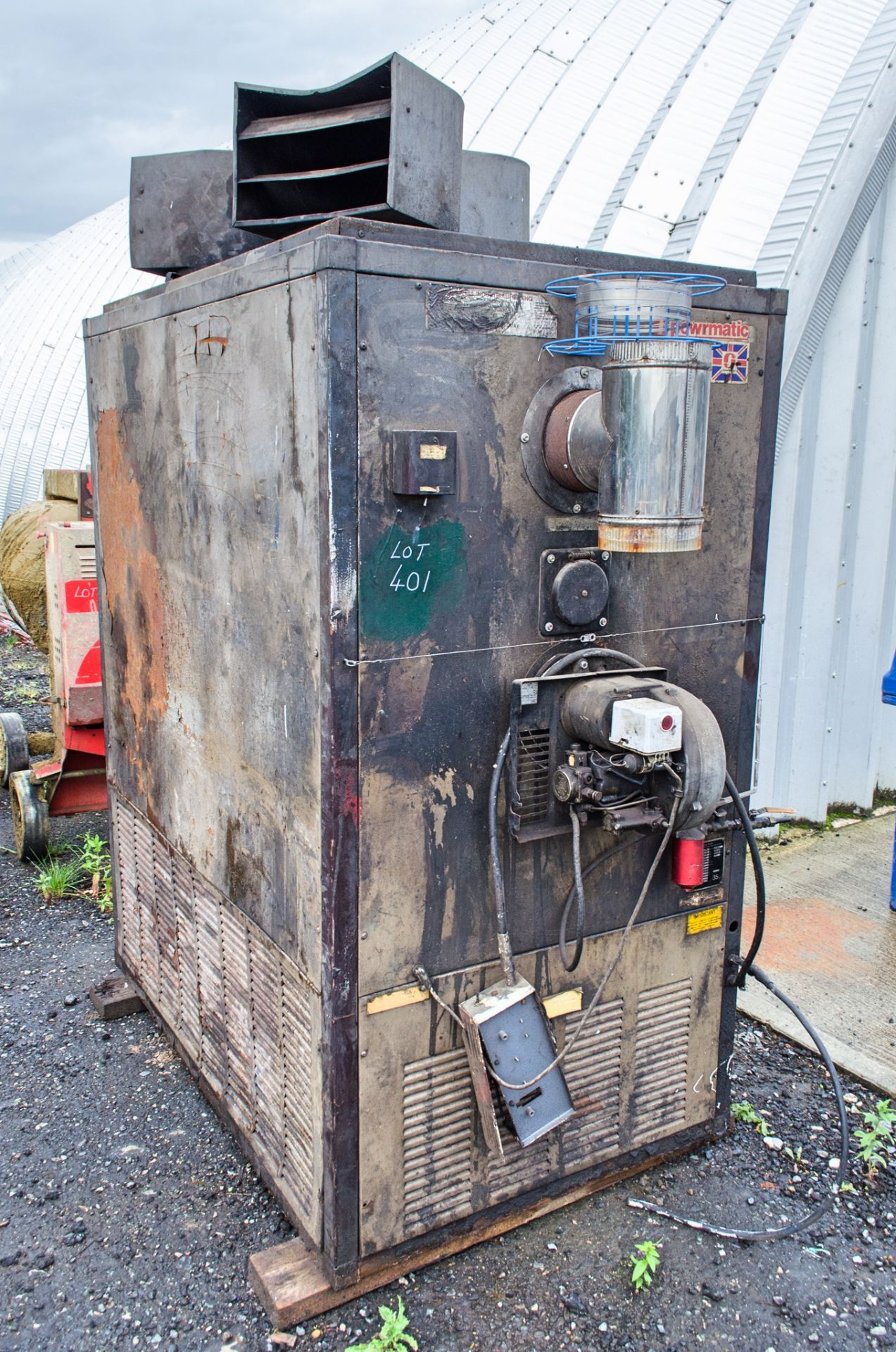 Powermatic 3 phase diesel fuelled warehouse heater