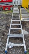Aluminium roof ladder A693604