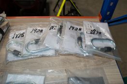 5 - carabiner safety clips ** New and unused **