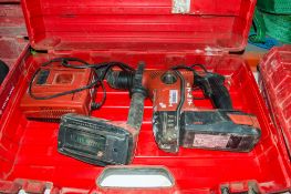 Hilti TE6-A36 36v cordless SDS rotary hammer drill c/w 2 batteries, charger and carry case 03480276