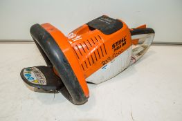 Stihl HSA66 cordless hedge trimmer c/w battery ** No charger and cutter missing ** 21080001