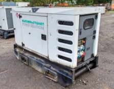 SDMO R33C3 30 kva diesel driven generator S/N: 15005884 Recorded hours: 16480 A676081