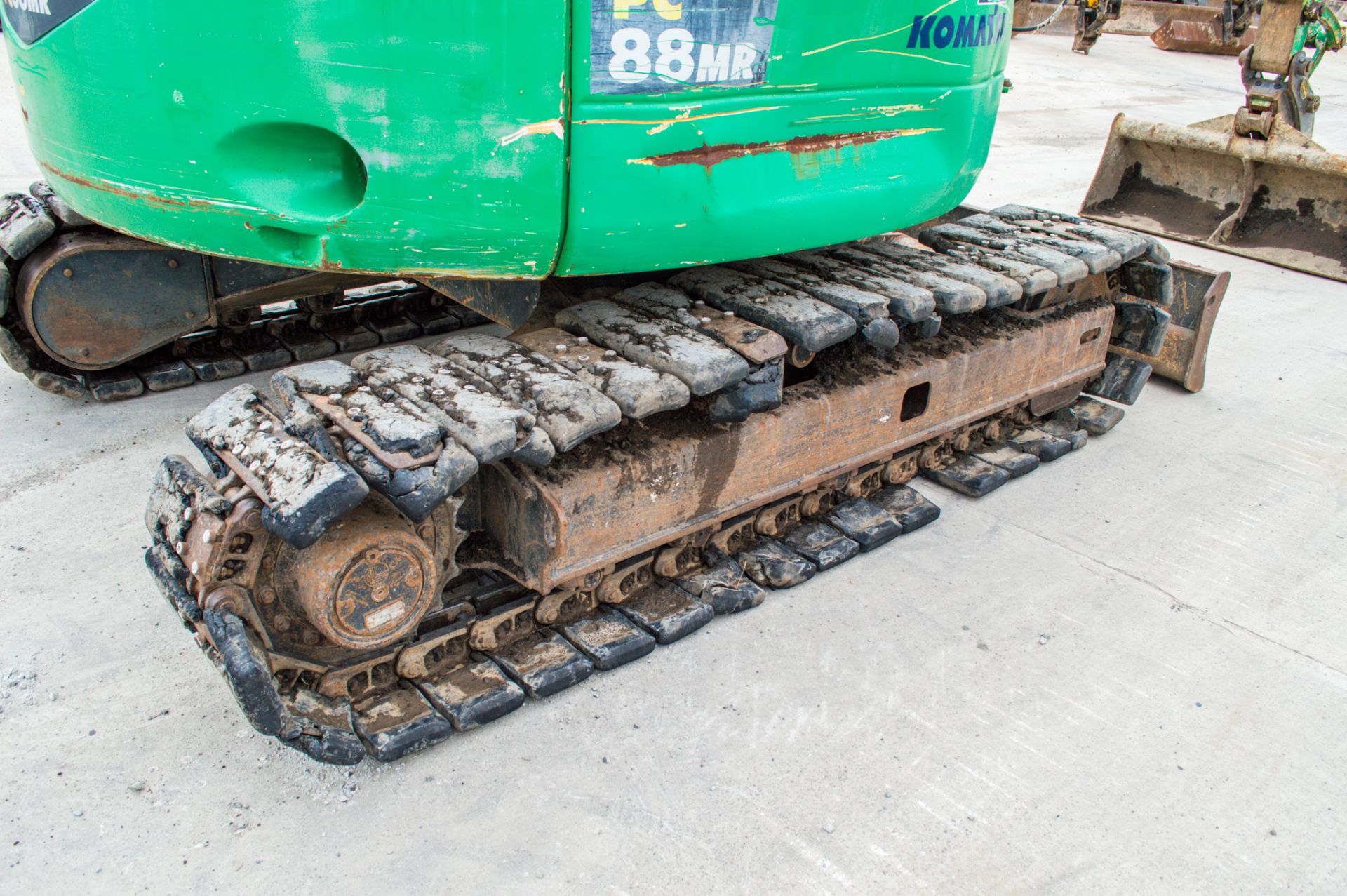 Komatsu PCM88 MR-6 8.8 tonne rubber tracked midi excavator Year: 2008 S/N: F00935 Recorded Hours: - Image 9 of 23