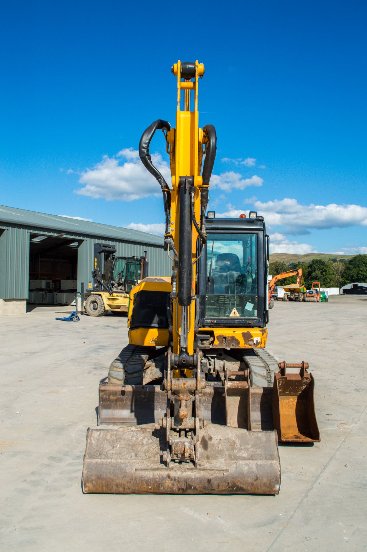 JCB 85z-1 8.5 tonne rubber tracked midi excavator Year: 2015 S/N: 2249119 Recorded Hours: 4595 - Image 5 of 22