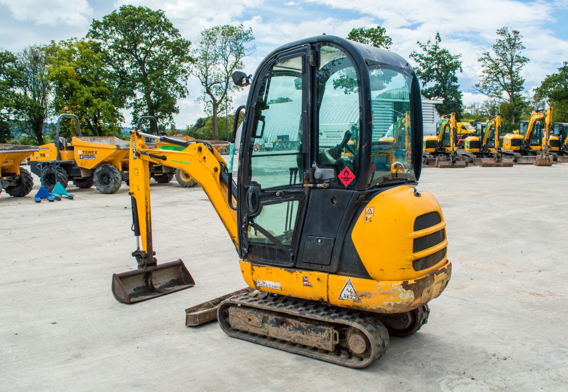 JCB 8016 CTS 1.6 tonne rubber tracked mini excavator Year: 2014 S/N: 71584 Recorded Hours: 2465 - Image 4 of 21