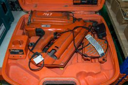 Paslode Impulse cordless nailer c/w 2 batteries, charger and carrycase ** For spares ** 04220198