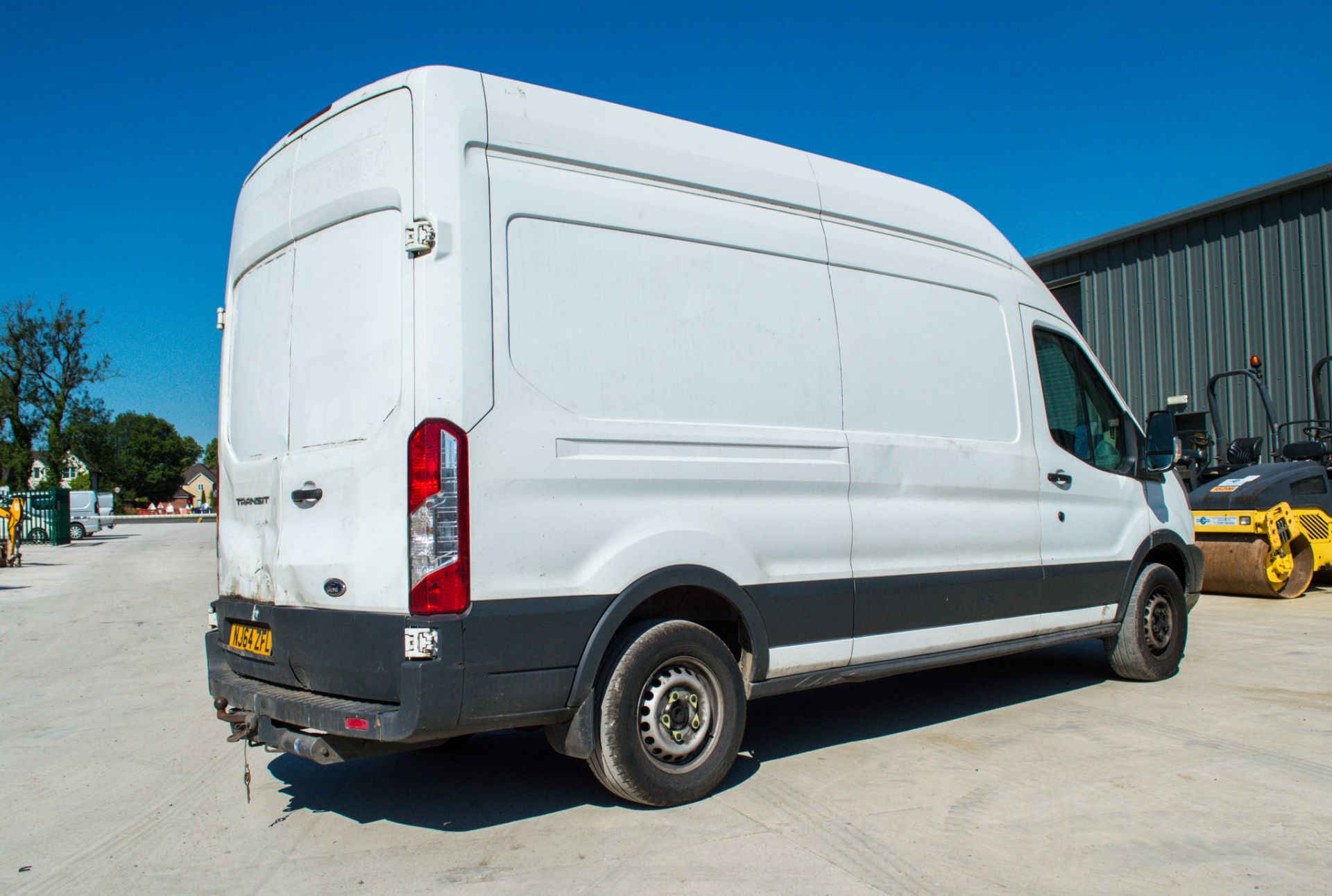 Ford Transit 350 hi-top 2.2 diesel manual panel van Reg No: NJ64 ZFL Date of Registration: 08/10/ - Image 4 of 24