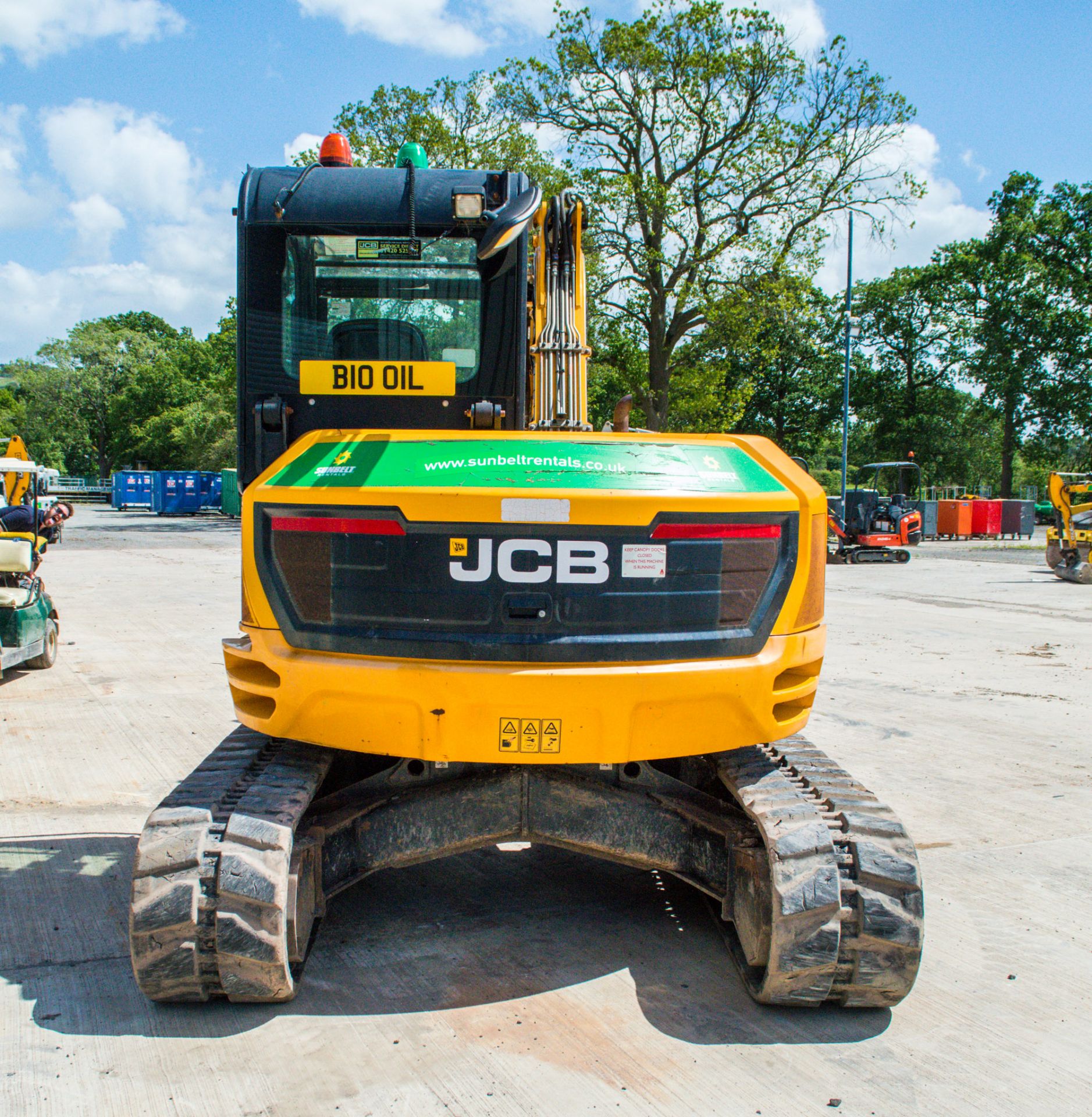 JCB 85Z-1 eco 8.5 tonne rubber tracked midi excavator Year: 2015 S/N: 2249121 Recorded Hours: 3883 - Image 6 of 20