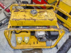 Harrington 110v 3 kva petrol driven generator A767074
