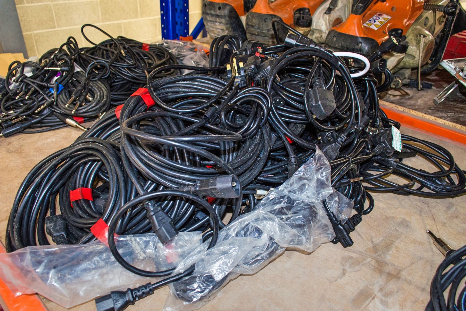 Quantity of IEC 3 pin power cables ** No VAT on hammer price but VAT will be charged on the buyers