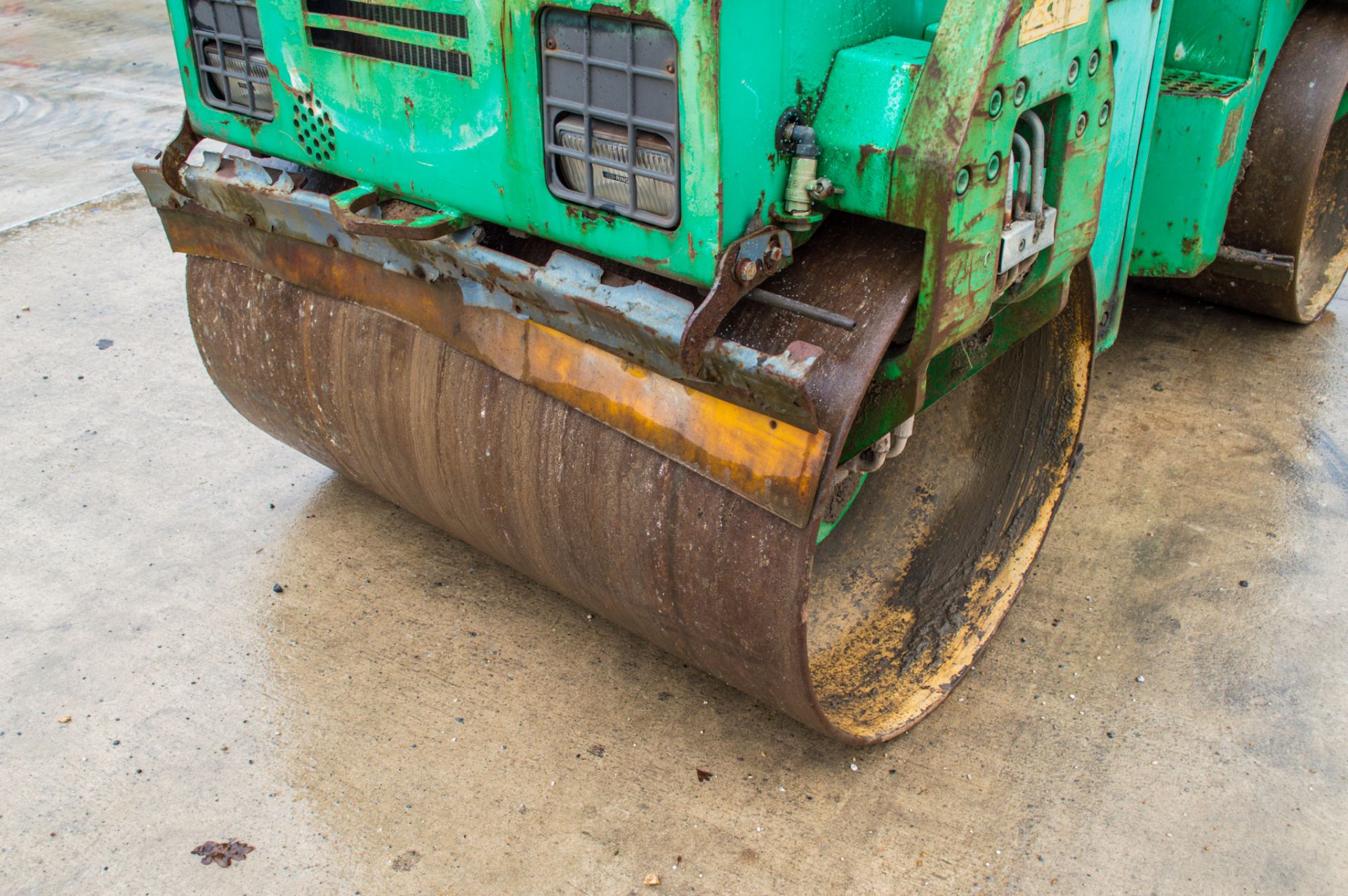 Benford Terex TV1200 diesel driven double drum roller Year: 2006 S/N: 605CD069 Recorded Hours: 1413 - Image 9 of 14