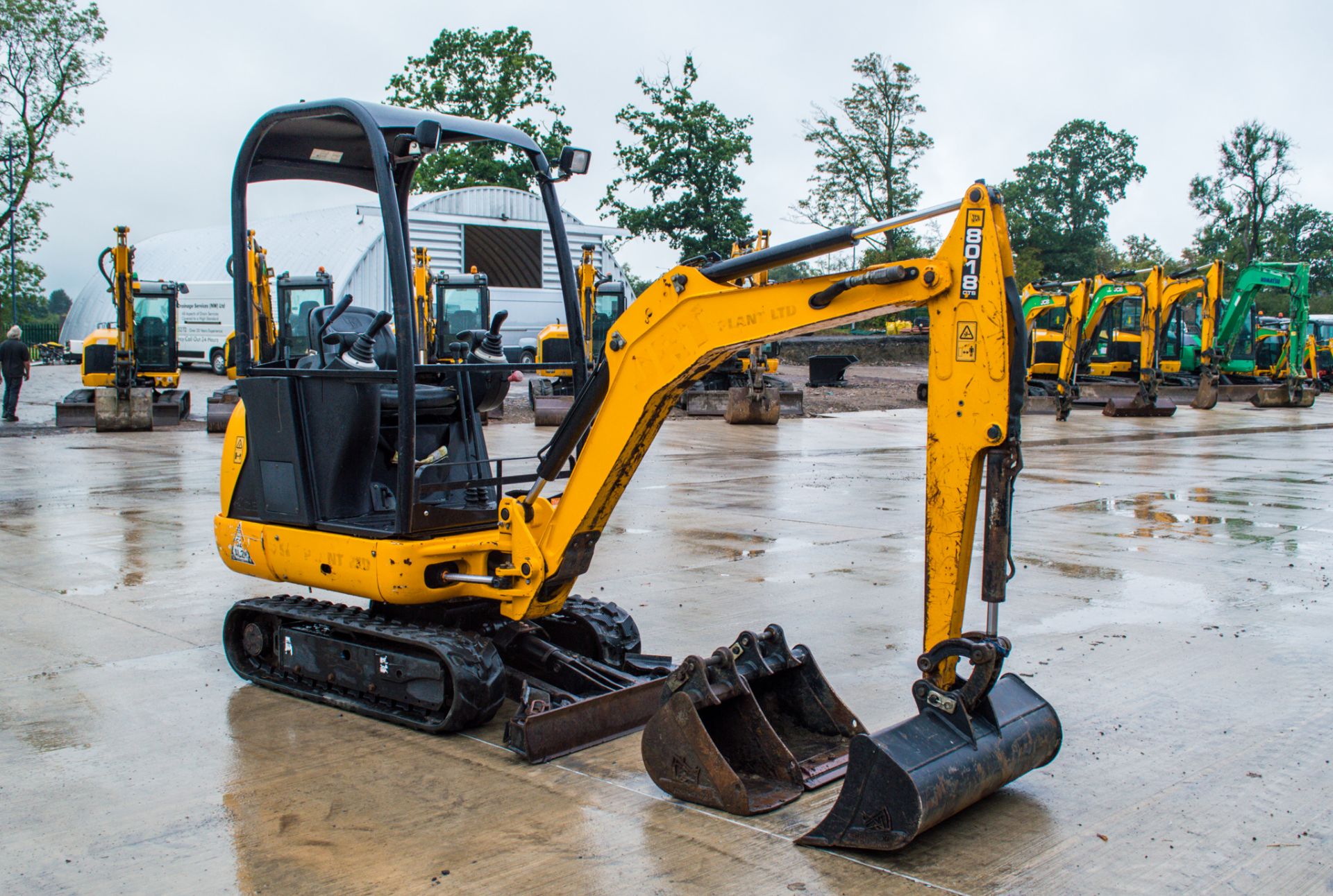 JCB 8018 CTS 1.8 tonne rubber tracked mini excavator Year: 2015  S/N: 34636 Recorded Hours: 1780 - Image 2 of 23