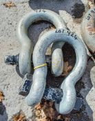 2 - 35 tonne shackles