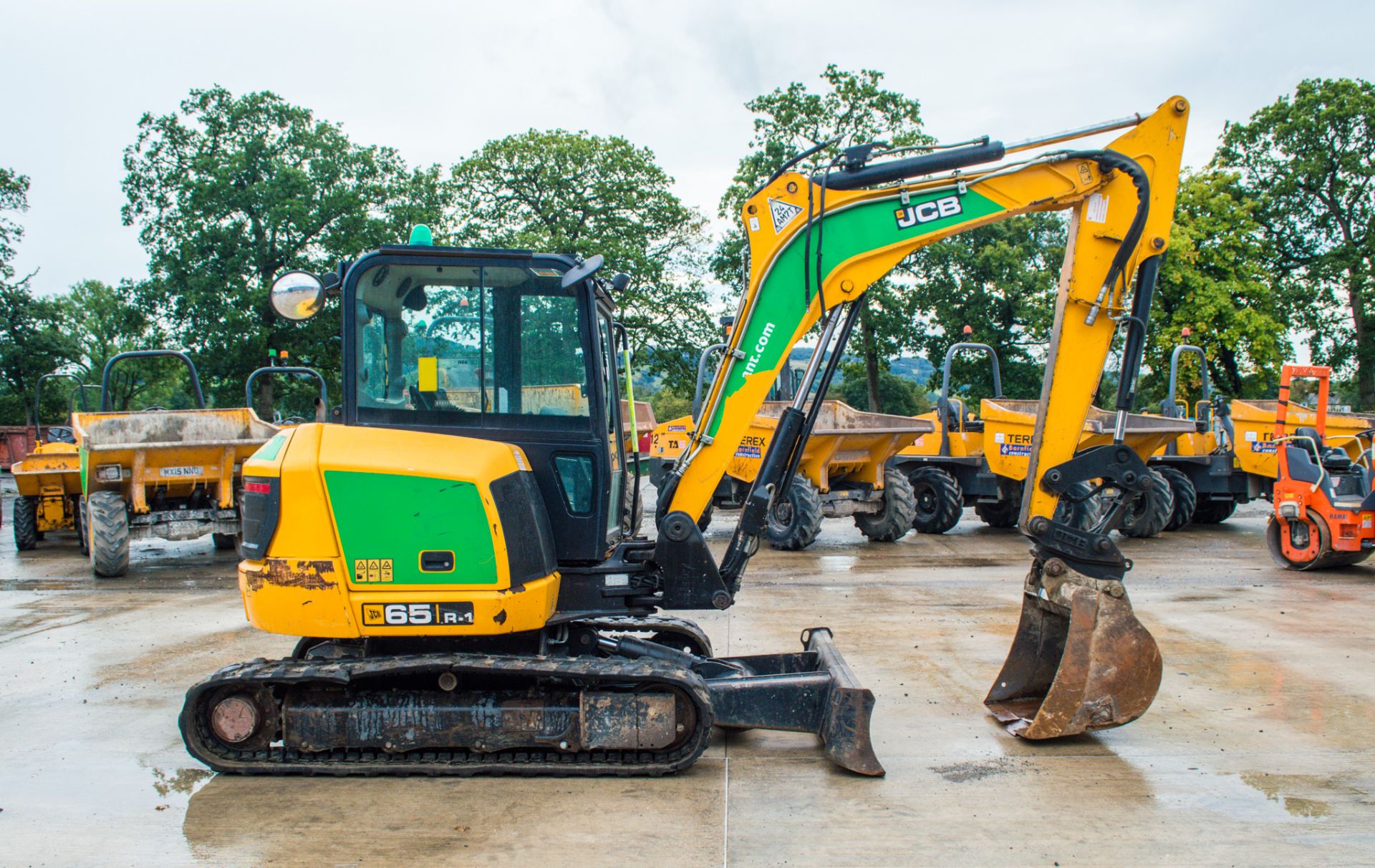 JCB 65R-1 6.5 tonne rubber tracked midi excavator Year: 2015 S/N: 914111 Recorded Hours: 478 - Image 7 of 20