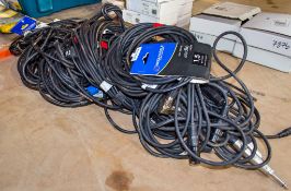 Quantity of XLR microphone audio cables ** No VAT on hammer price but VAT will be charged on the