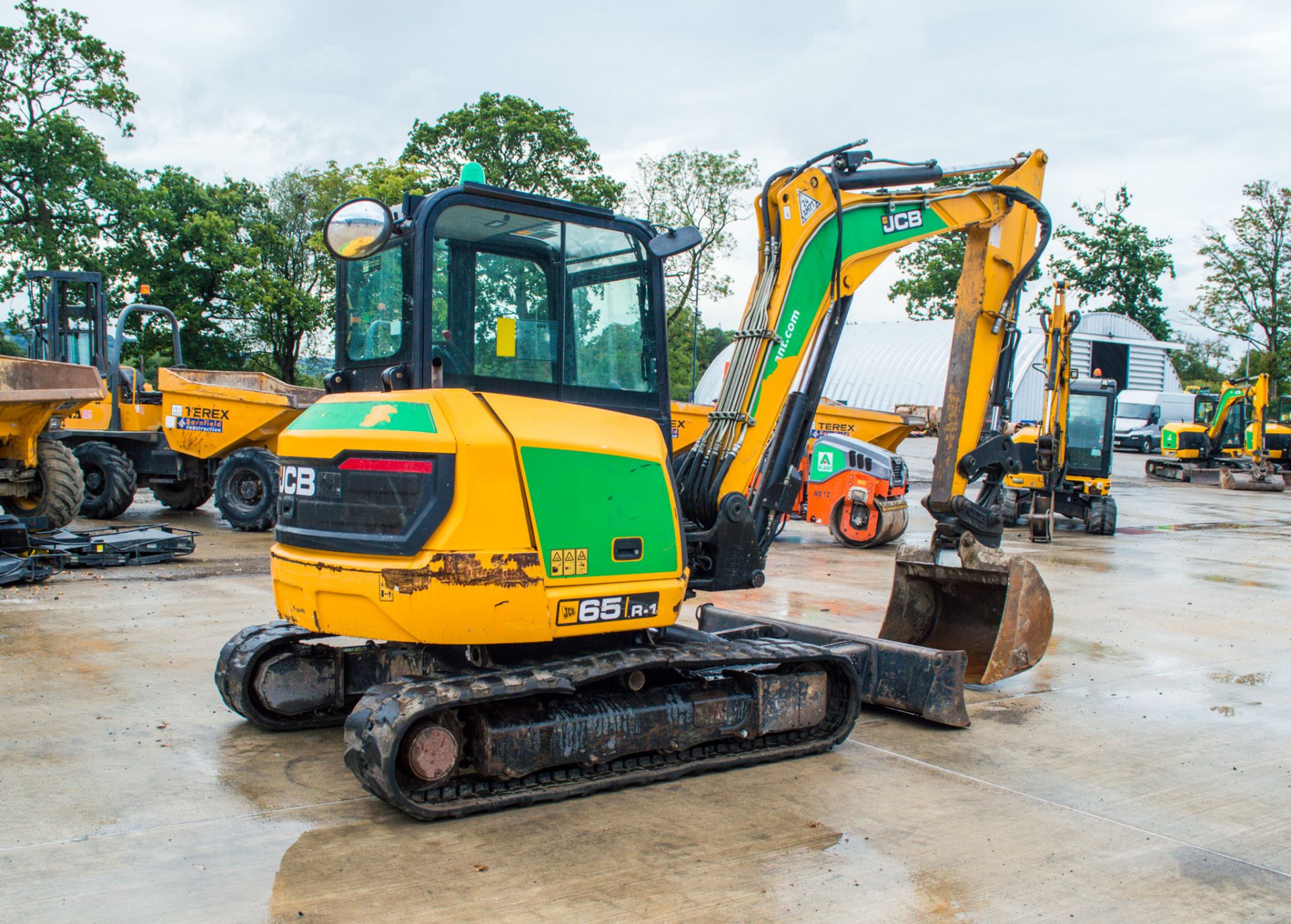 JCB 65R-1 6.5 tonne rubber tracked midi excavator Year: 2015 S/N: 914111 Recorded Hours: 478 - Image 3 of 20