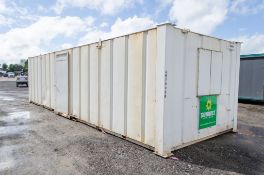 32 ft x 10 ft steel anti vandal office site unit c/w keys A578038