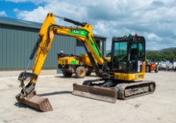 JCB 85Z-1 eco 8.5 tonne rubber tracked midi excavator Year: 2015 S/N: 2249121 Recorded Hours: 3883