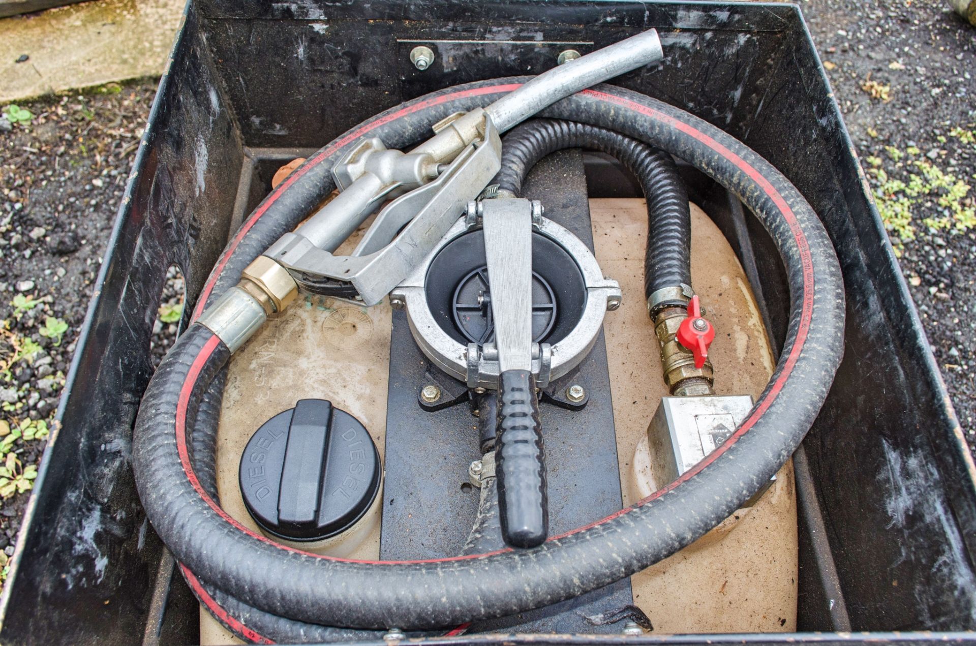 Western Easy Cube 105 litre bunded fuel bowser c/w manual pump, delivery hose and nozzle 221B0090 - Image 3 of 3