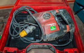 Hilti TE300 110v SDS rotary hammer drill c/w carry case ** Chuck missing ** A936051