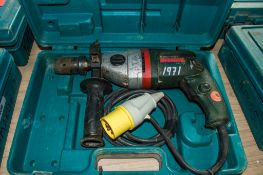 Metabo SBE750 110v power drill c/w carry case 0311657