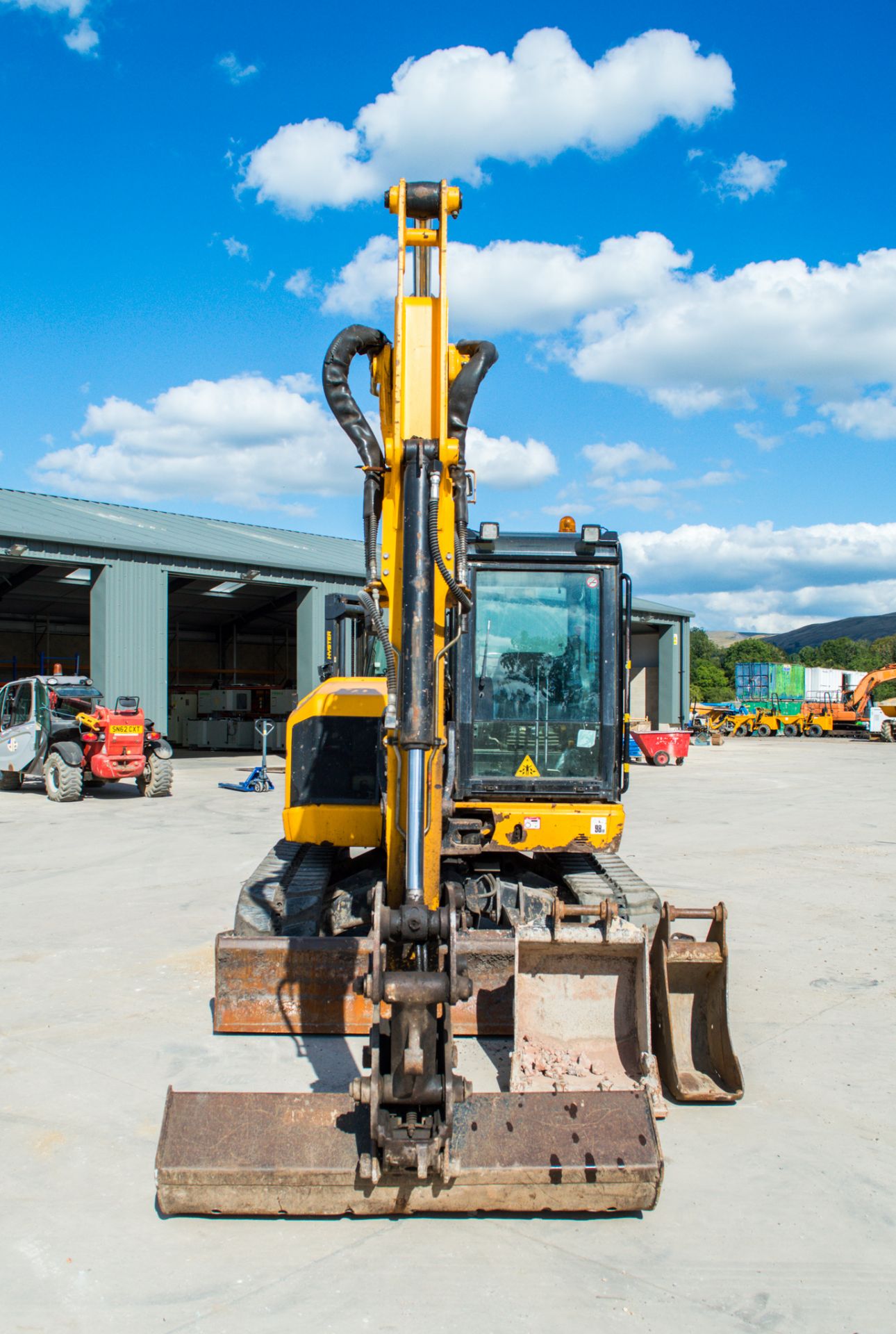 JCB 85z-1 8.5 tonne rubber tracked midi excavator Year: 2014 S/N: 2248796 Recorded Hours: 4719 - Image 5 of 24