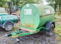 Trailer Engineering 2140 litre fast tow bunded fuel bowser c/w manual pump, delivery hose and nozzle