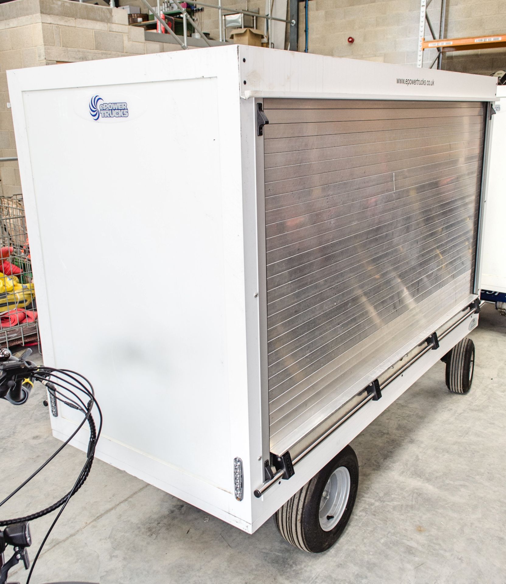 Zallys battery electric 4 wheel roller shutter cart Year: 2019 c/w battery charger - Image 2 of 7