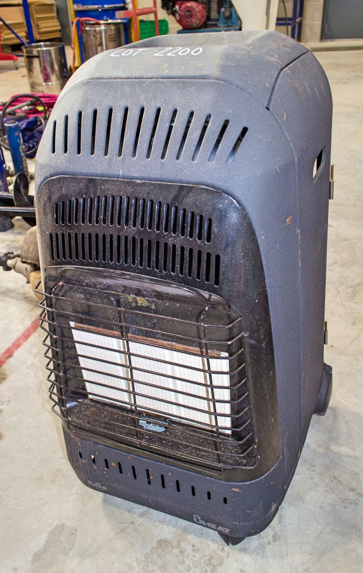 Gas fired cabinet heater
