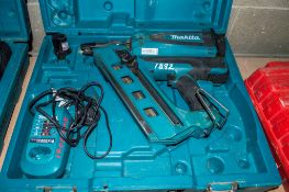 Makita GN900 cordless nailer c/w 2 batteries, charger and case MAK1405